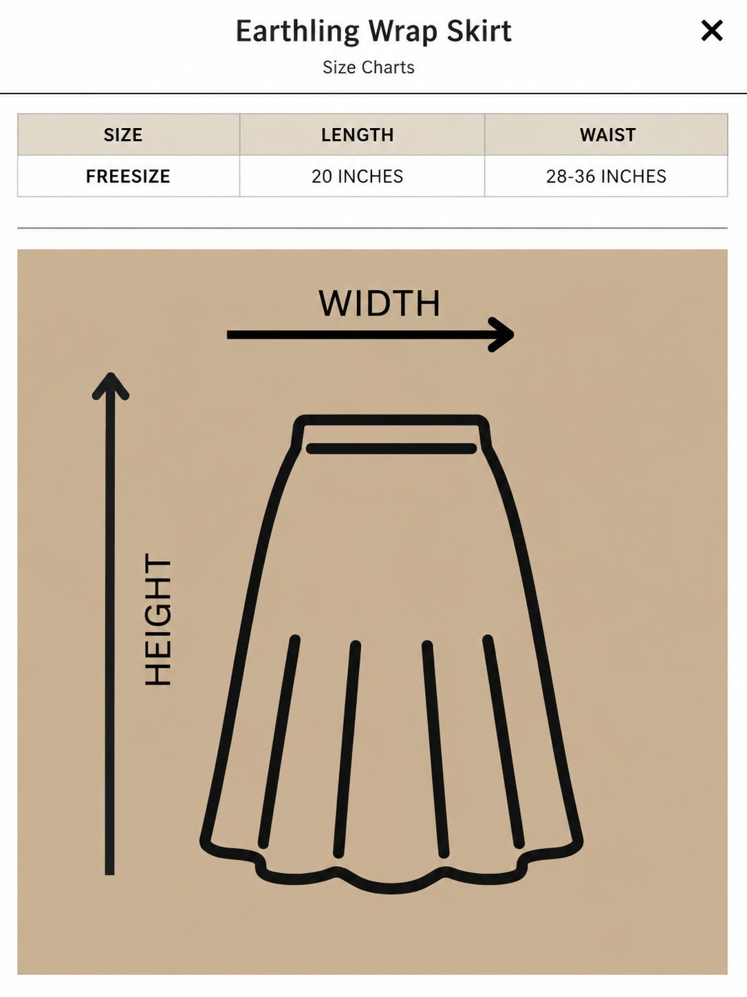 Earthling Wrap Skirt